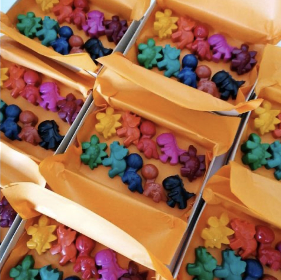 10 Soy Wax Dinosaur Crayons by Arty Boos Small Market