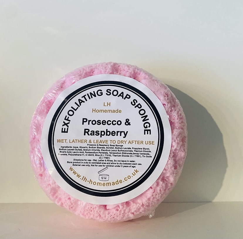 Exfoliating Soap Sponge Highly Scented by LH Homemade Small Market