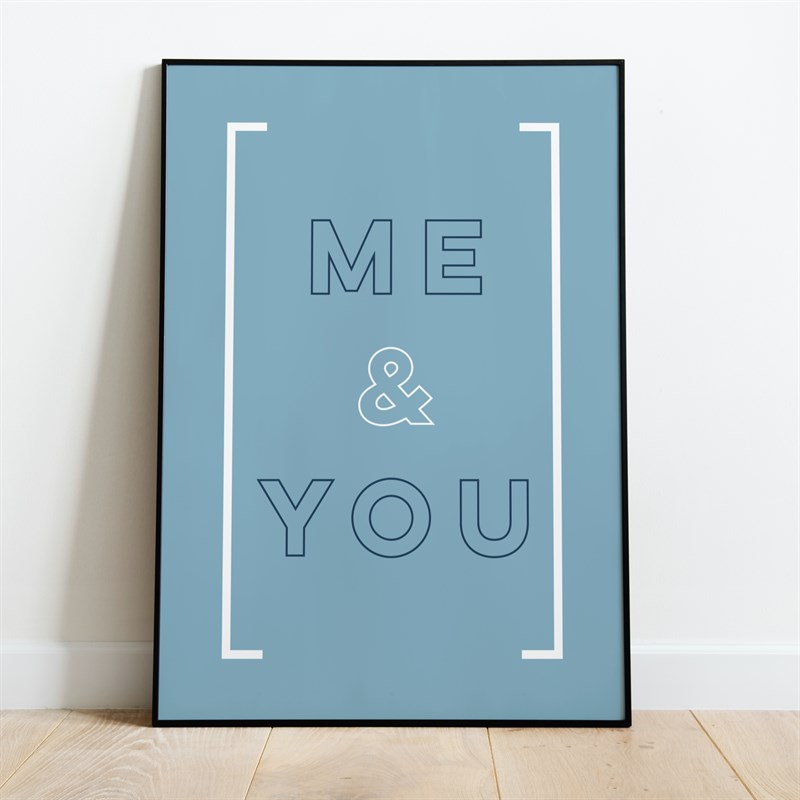 Me &amp; You Print by Paper Soul Design - Small Market