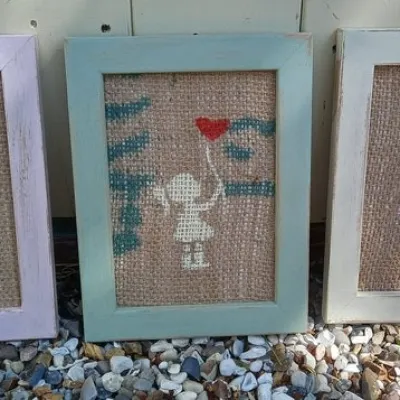3 Set handmade reclaimed childrens frame 1