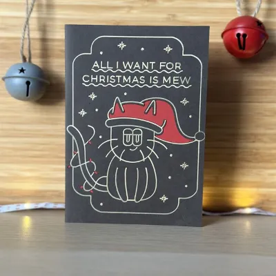 All I Want For Christmas Is Mew Card