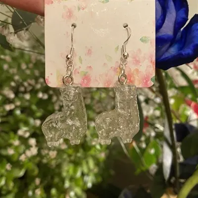 Alpaca earrings