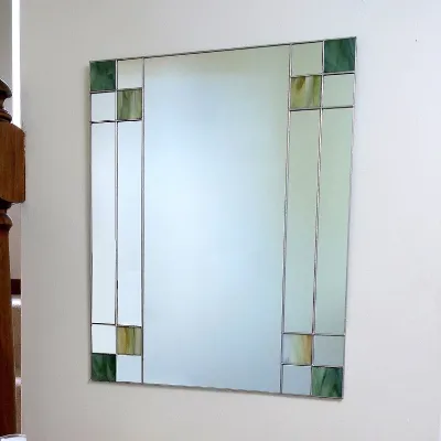 Art Deco rectangular mirror