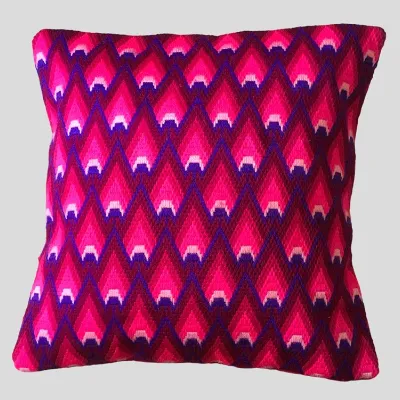 Art Deco Style Needlepoint Cushion 2
