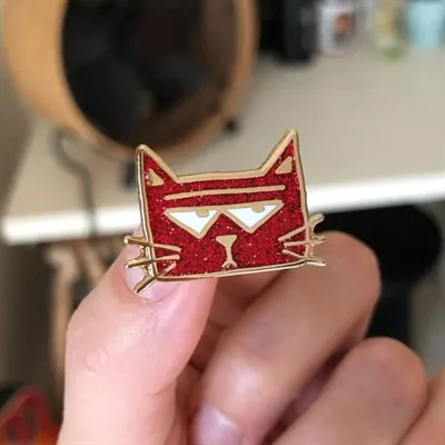 Asshole Cat - Enamel Pin