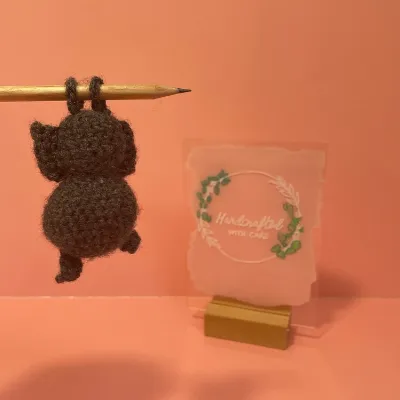 Bat crochet toy 2