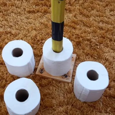 Bee design Toilet Roll holder 4