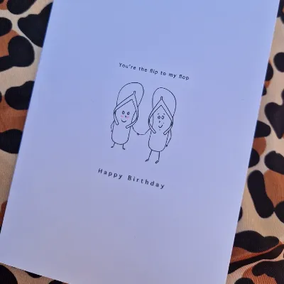Birthday card. Cute couple Birthday Card 5