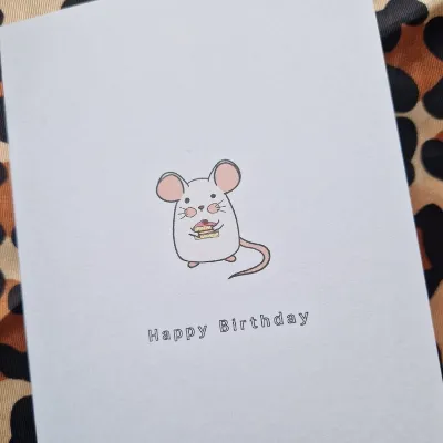 Birthday card. Happy Birthday. Cute Birt 4