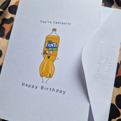Birthday Card, You&#39;re Fantastic. Cut 3