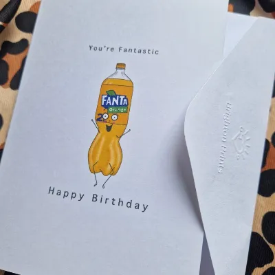 Birthday Card, You&#39;re Fantastic. Cut 4