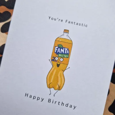 Birthday Card, You&#39;re Fantastic. Cut 5
