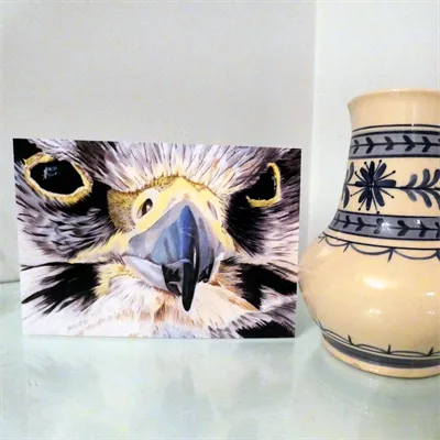 Blank Greetings Cards 7 The Stare