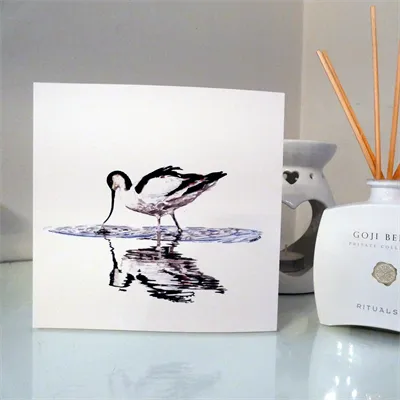 Blank Greetings Cards 8 Reflected Beauty