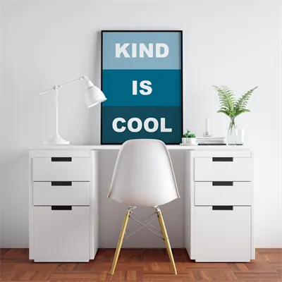 Blue Kind Is Cool Print 2