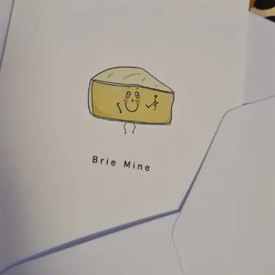 Brie Mine. Valentines Day Card