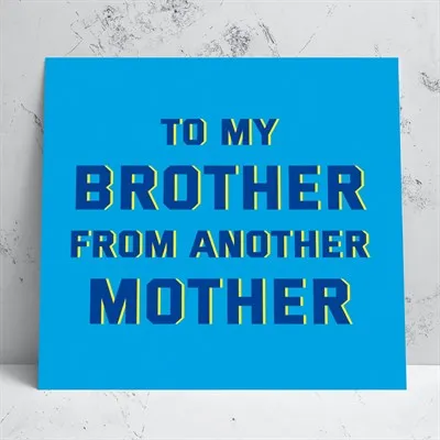 Brother from Another Greeting Card