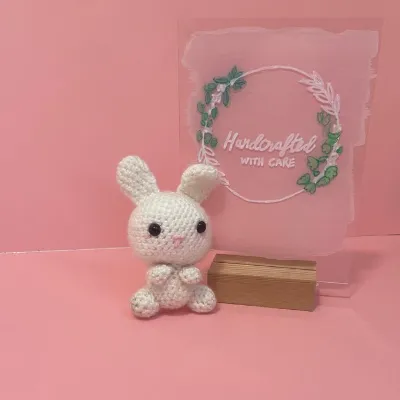 Bunny crochet toy 1