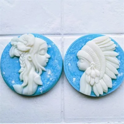 Cameo Wax Melt Duo (blue)