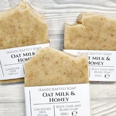 Castorshea Oat Milk & Agave Nectar Soap  1