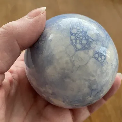 Ceramic Ball Blue Marble 2