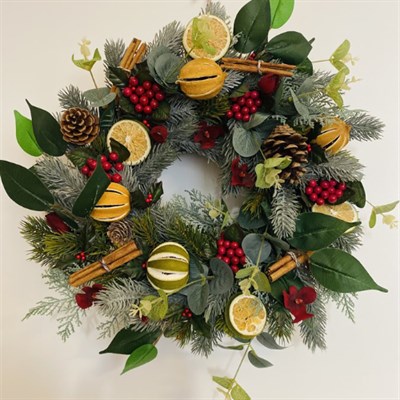 Christmas Wreath Artificial by Floral Beauty Wreaths 