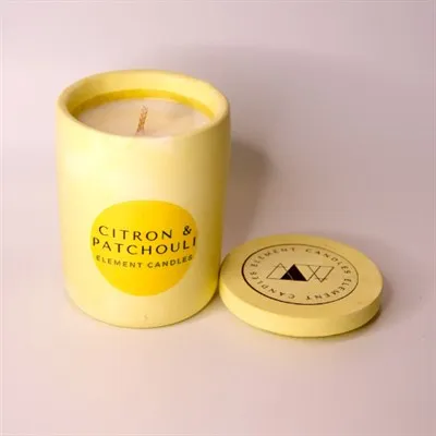 Citron & Patchouli lid off label up