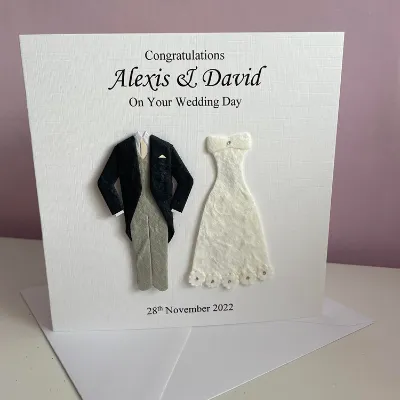 Congratulations Wedding Card Mr & Mrs  1