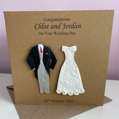 Congratulations Wedding Card Mr & Mrs  3