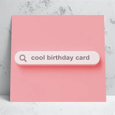 Cool Search Birthday Card