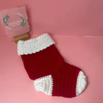 Crochet Christmas stocking 1
