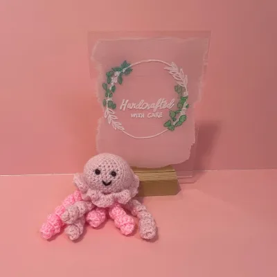 Crochet jelly fish toy 3