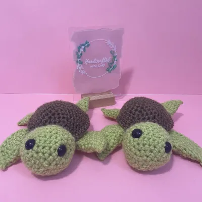 Crochet turtle toy 2