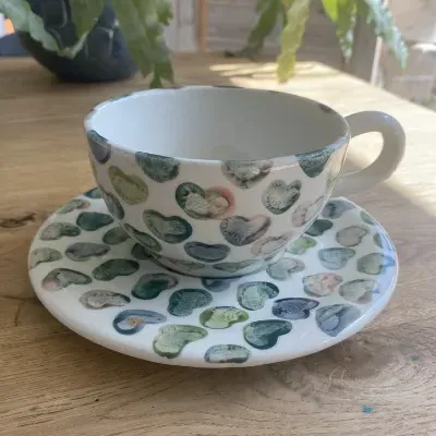 Cup And Saucer. 1
