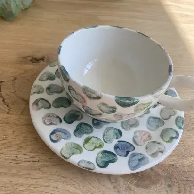 Cup And Saucer. 3