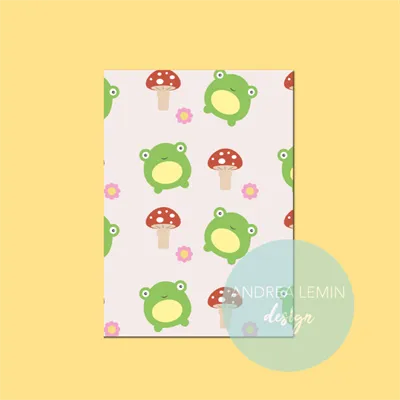 Cute Frog Postcards Pack Of 4 2