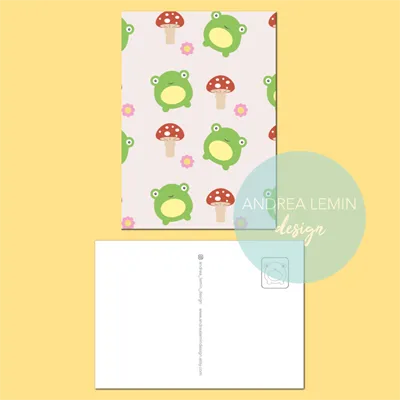 Cute Frog Postcards Pack Of 4 4