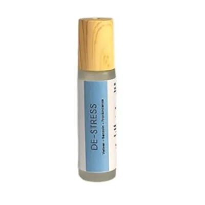 De-Stress- Essential Oil Roller 10ml front bottle