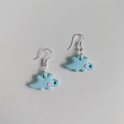 Dinosaur Polymer Clay Earrings
