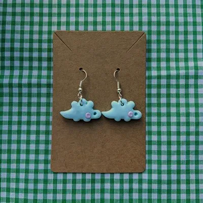 Dinosaur Polymer Clay Earrings