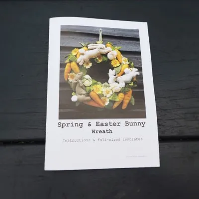 DIY Wreath Sew Kit - Easter Bunny Wreath Booklet