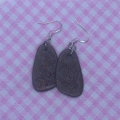 Dusk shimmer irregular teardrop dangles 2