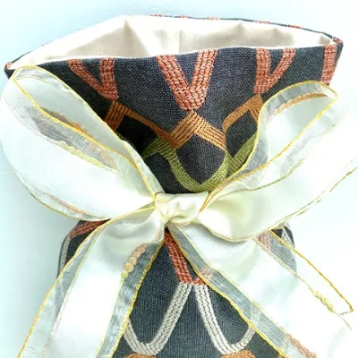 Eco Friendly Fabric Gift Bag Charcoal 11