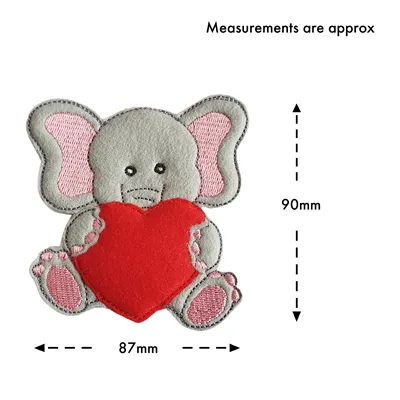 Elephant Heart Hanger Or Magnet 4