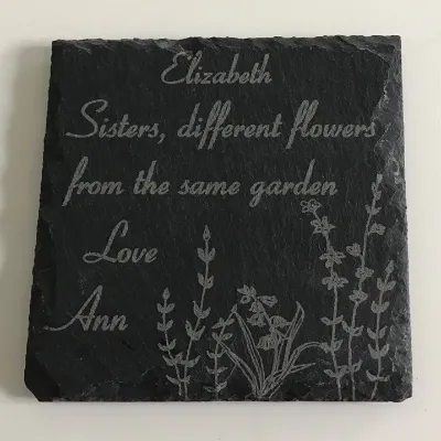 Engraved Coaster, Personalised Gift 1