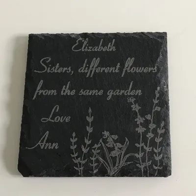 Engraved Coaster, Personalised Gift 2