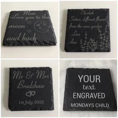 Engraved Coaster, Personalised Gift 5