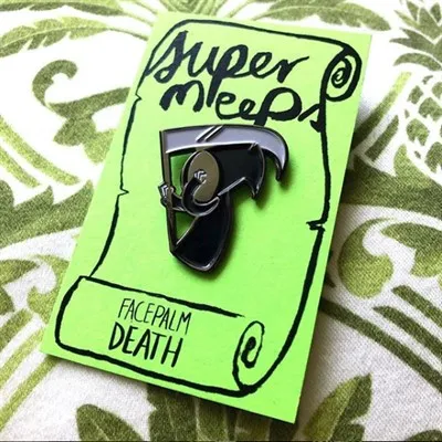 Facepalm Death - Enamel Pin