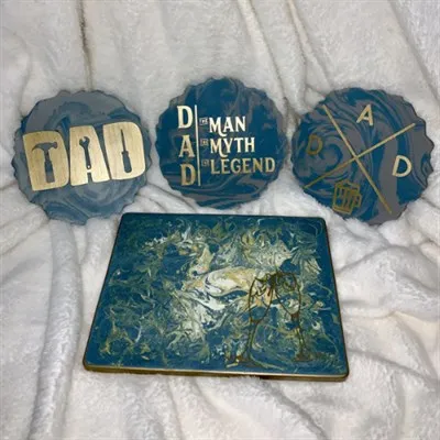 Father’s Day coasters