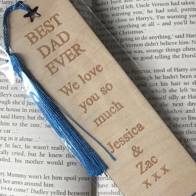 Male, Dad, Uncle Personalised Bookmark by Mondays child 